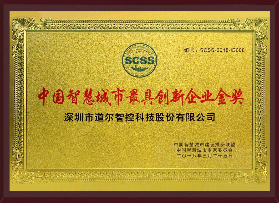 中国智慧城市创新企业金奖