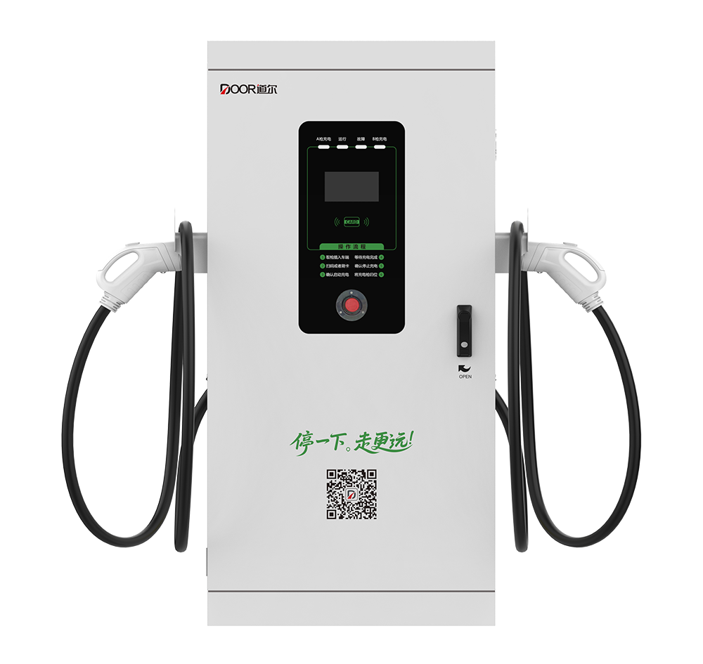 320-360kW双枪直流桩 正面视角