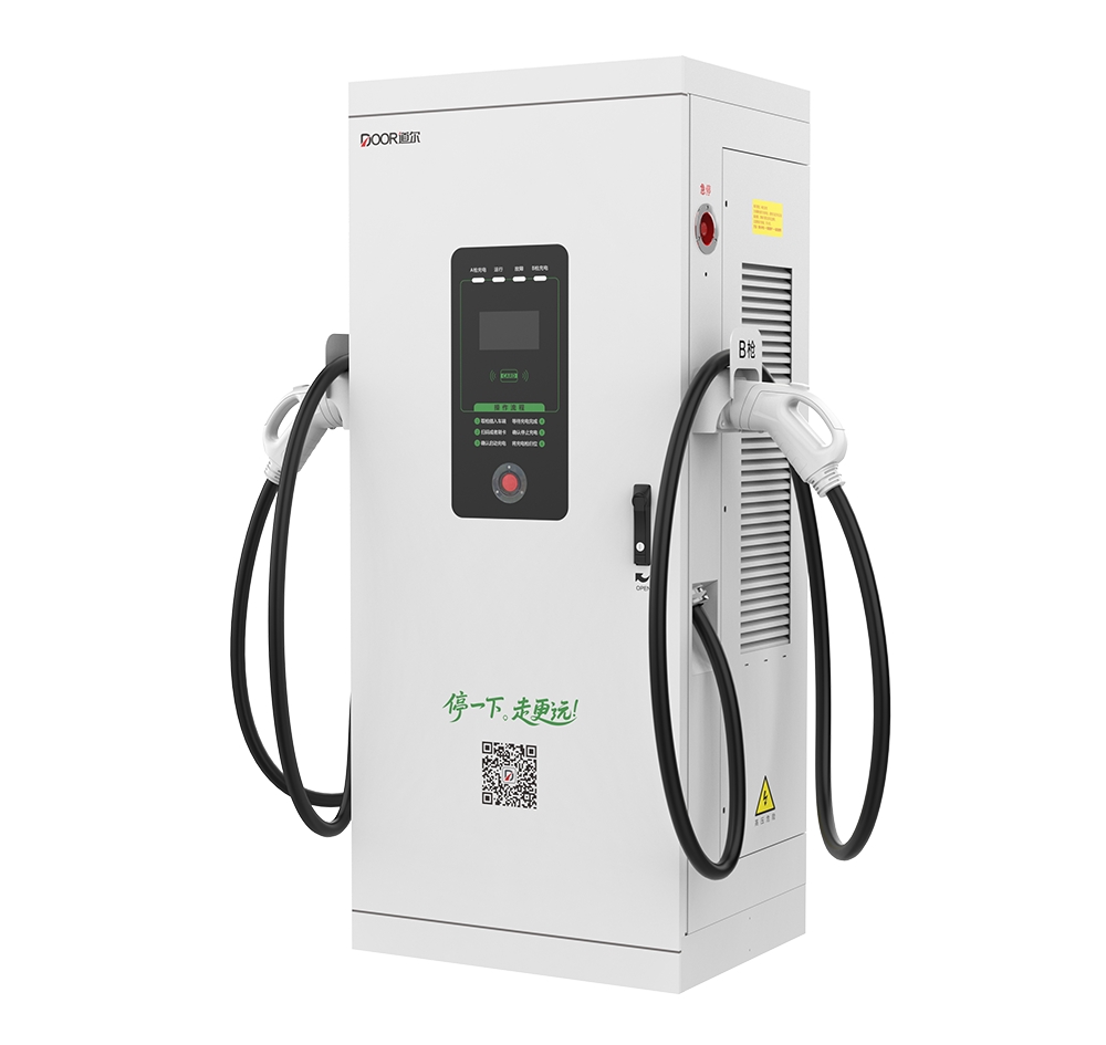 400-480kW双枪重卡直流桩 侧面视角