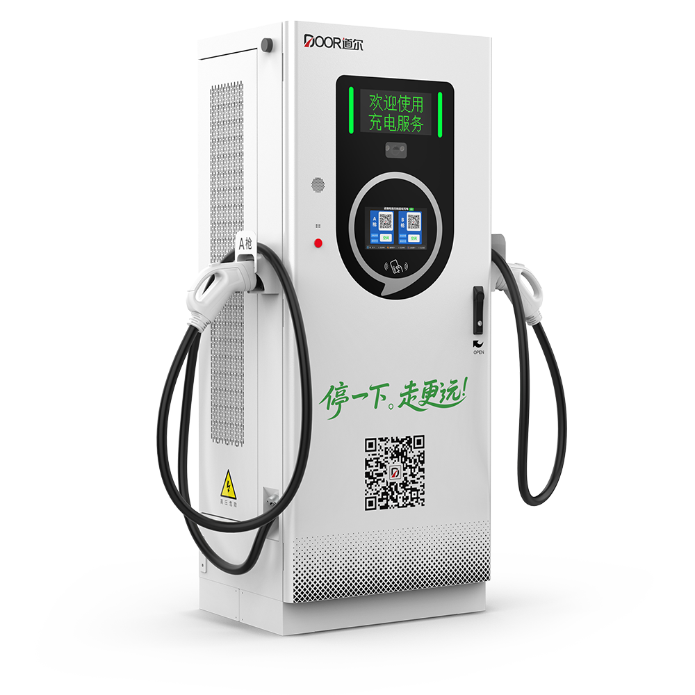 直流充电桩侧面视图