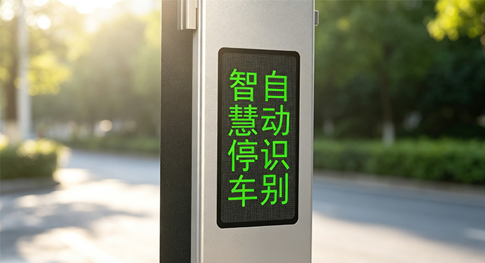 红绿双色户外高亮LED显示屏实拍效果