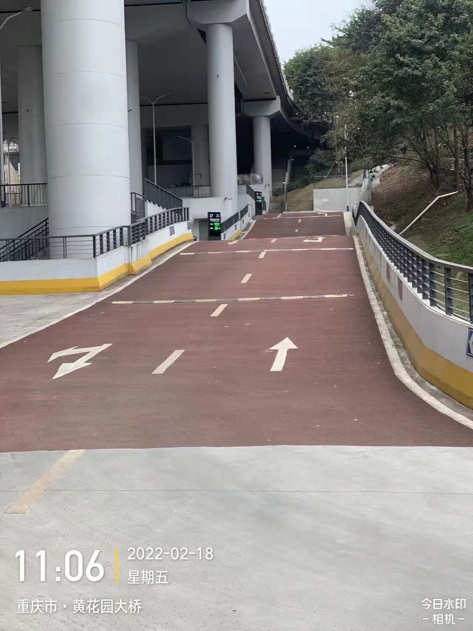 黄花园大桥地感区位引导项目现场图1