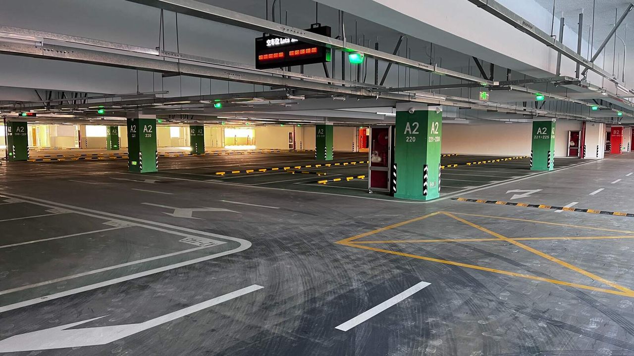 大通湖立体停车场现场图7