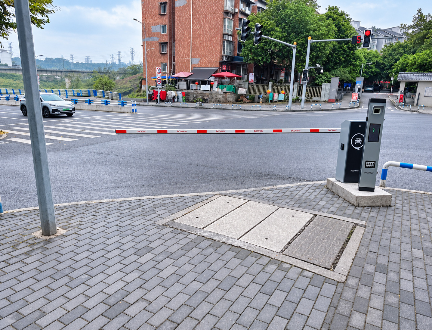 茅溪路小微停车场现场图3