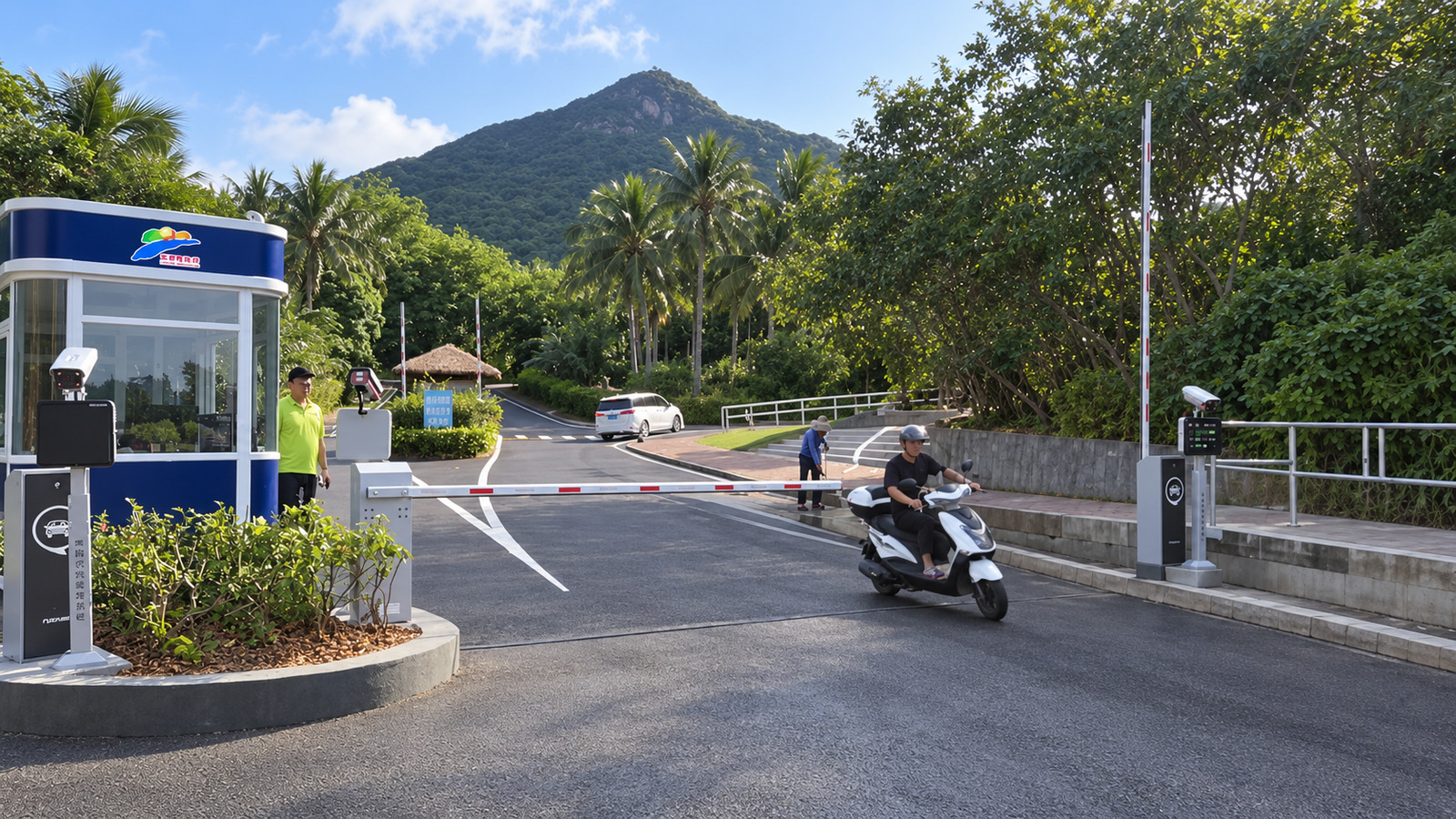 海南德贤路、铜鼓岭交通枢纽道闸停车系统项目