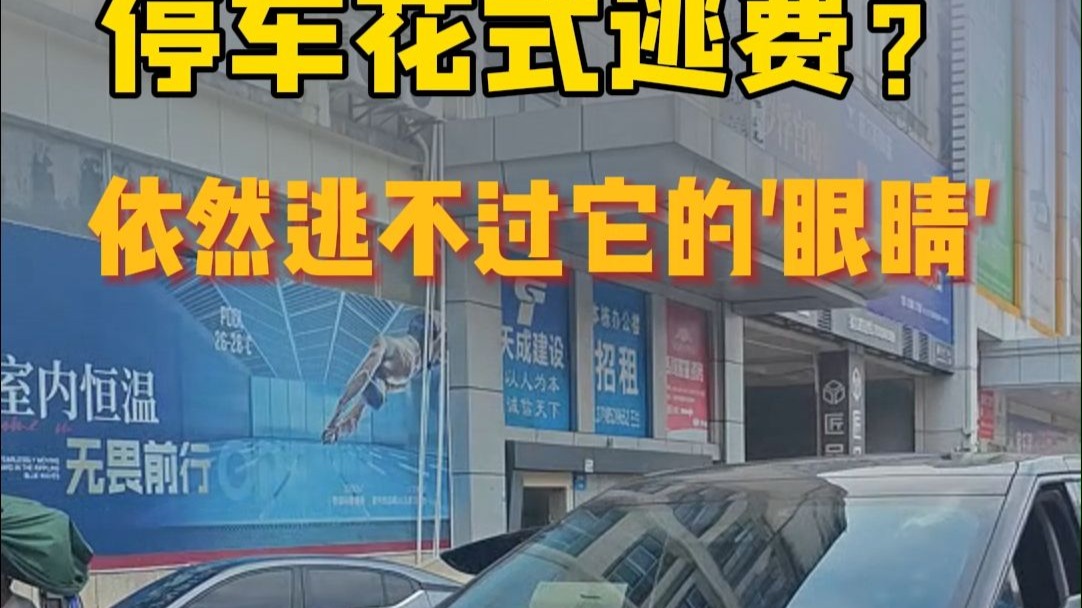 停车场各种花式逃费，依然逃不过它的“眼睛”